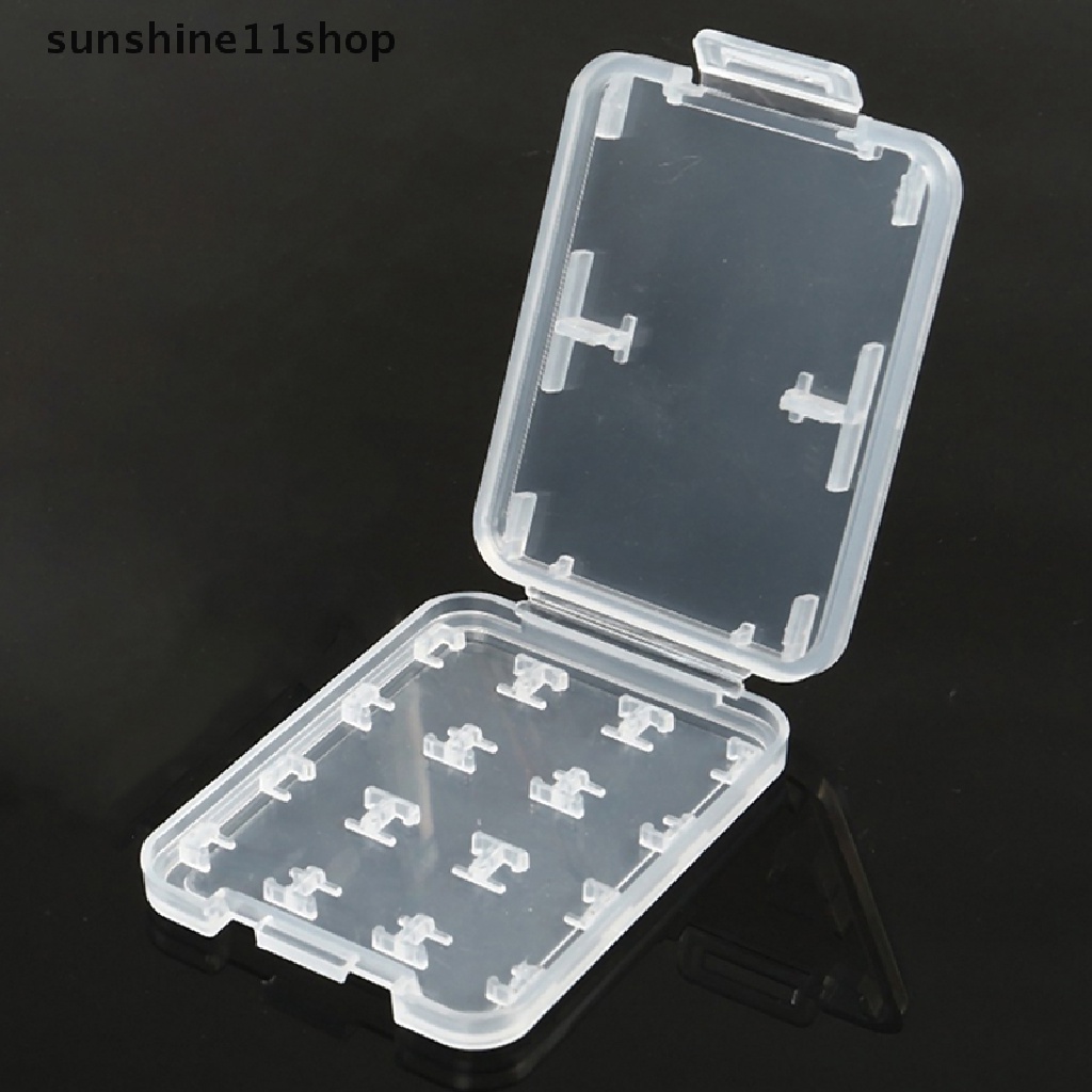 Sho 1PC Tempat Pelindung Micro Box Untuk SD SDHC TF MS Memory Card Storage Case Box N