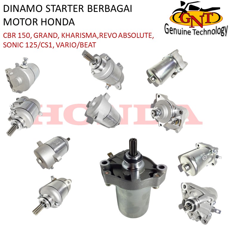DINAMO STARTER MOTOR HONDA / Dinamo starter honda beat /  Dinamo starter honda ASTREA grand /  Dinam