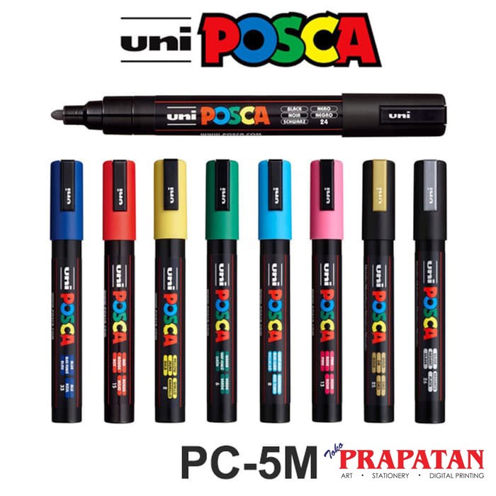 

Terlaris Uni Posca Pc-5M Marker Pen Medium Tip Part 1