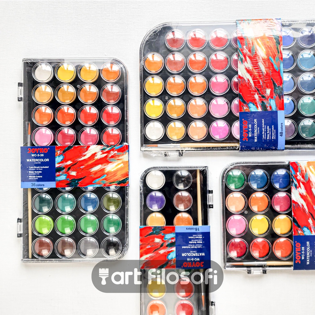 

Tk1- Joyko Watercolor Block Set Wc-3 Cat Air