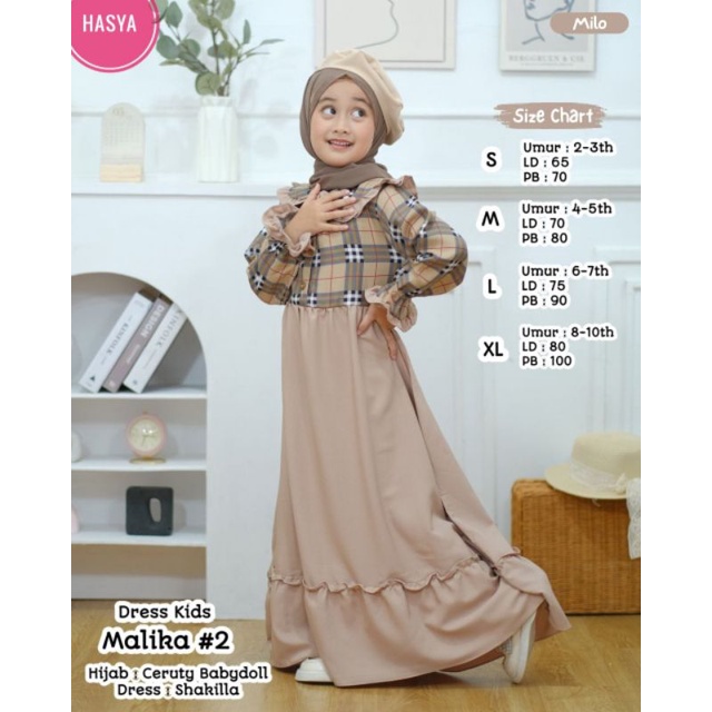 MALIKA DRESS ANAK sz M BY HASYA