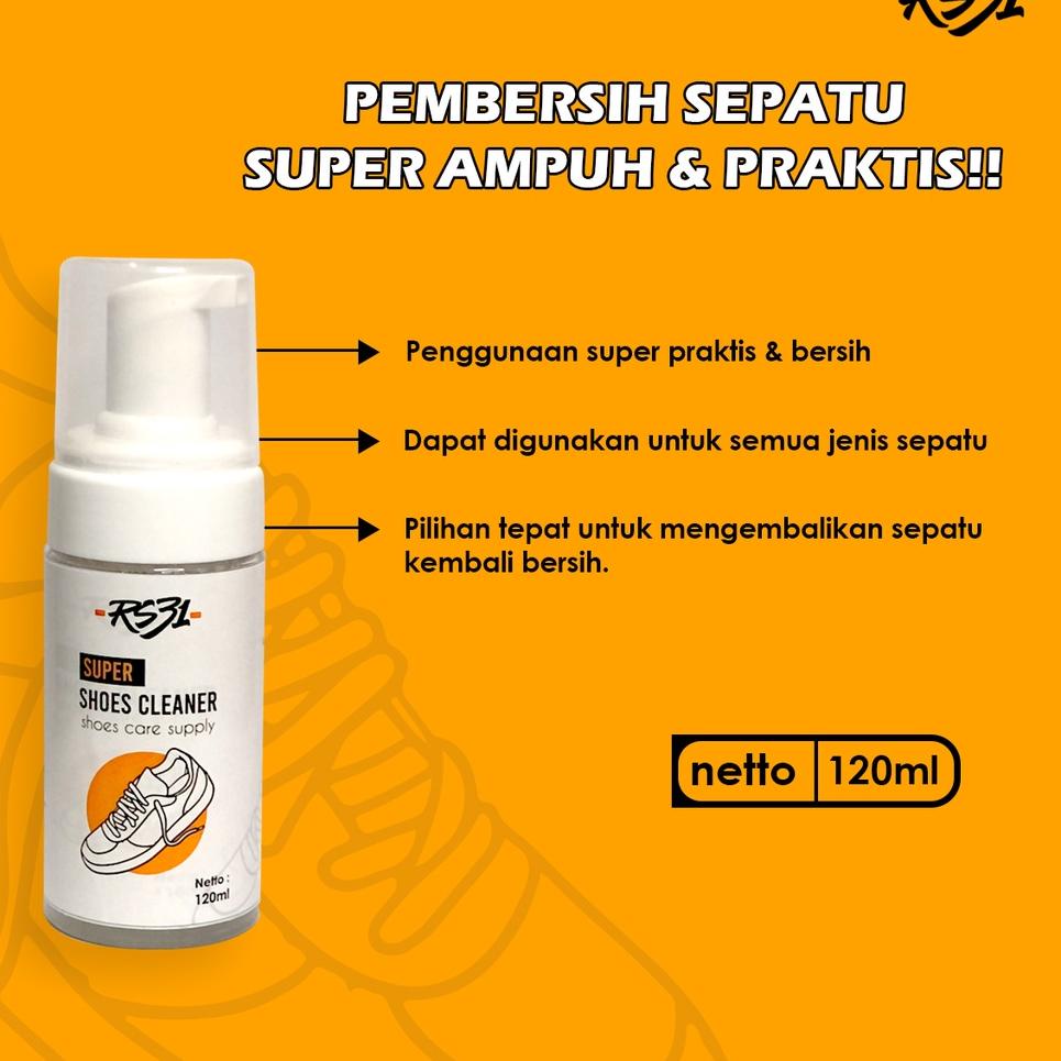 [KODE 0725] RS31 Shoes Cleaner - Cairan Pembersih Sepatu / Penghilang Noda Sepatu Kotor Membandel da