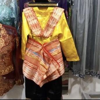 ♗ Baju Adat Aceh Anak TK - SD / Baju Saman Adat Aceh Anak LK/PR ➼