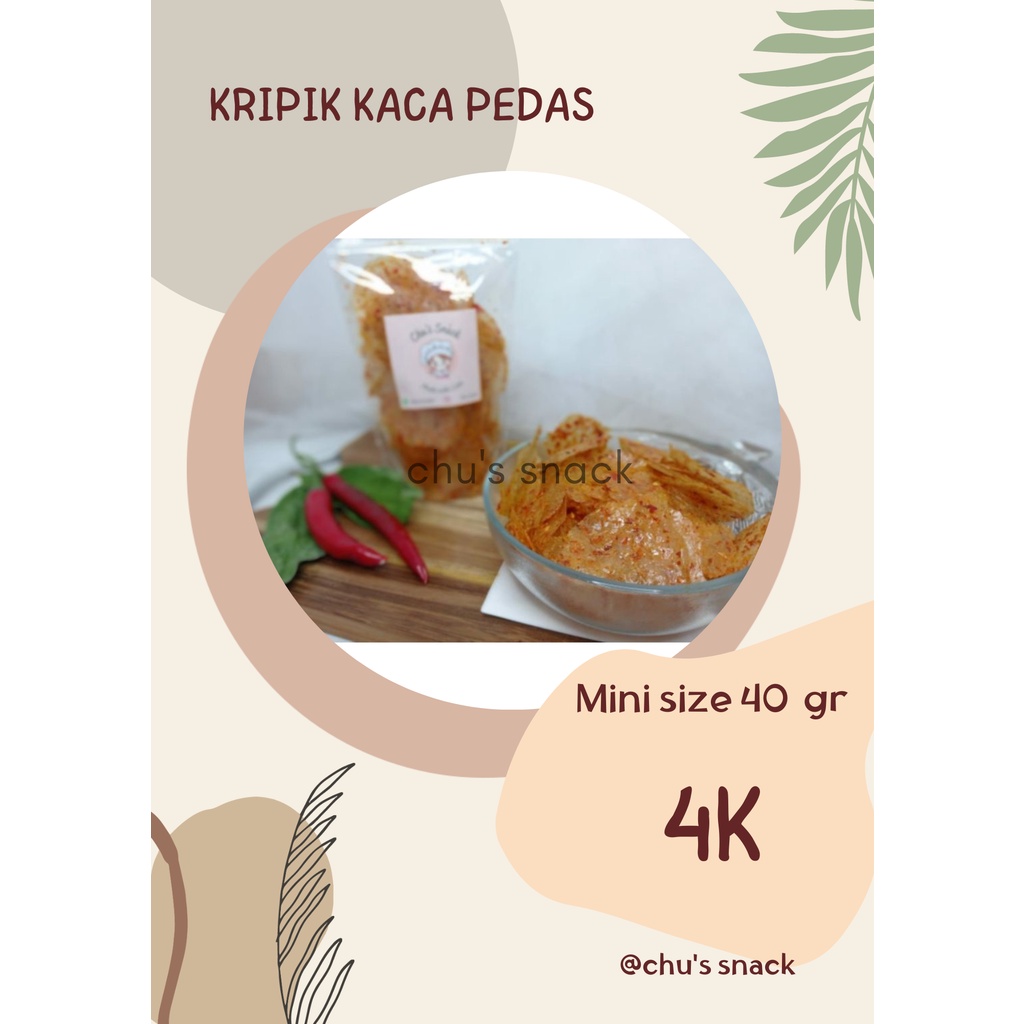 

KRIPIK KACA MINI PACK