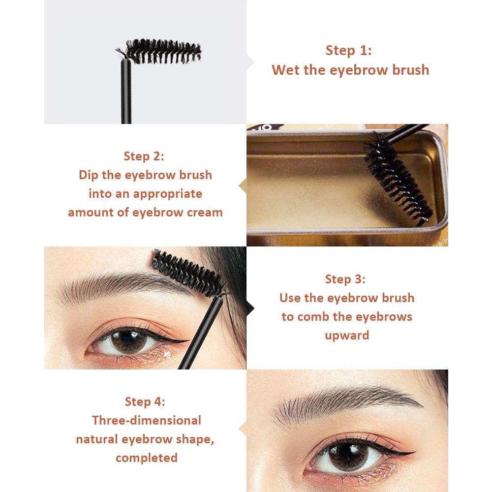 [100% ORIGINAL] SANIYE 3D Pomade Alis Stereotip Styling Eyebrow Gel Tahan Air Transparan Eyebrow Soap Wax M324
