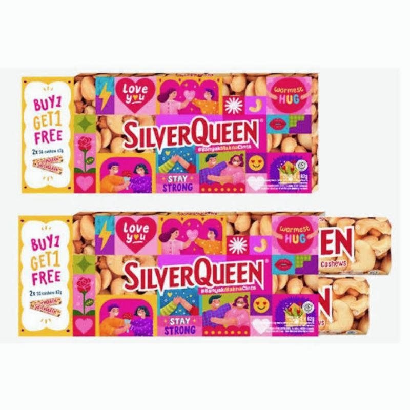 

SILVERQUEEN BUY 1 GET 1 FREE EDISI VALENTINE