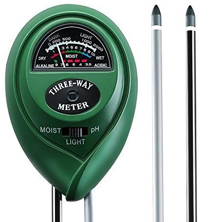 ← Mediatech Soil meter  3 in 1 Soil Moisture Tester (pH, Moisture, Light) - pH Meter Tanah -  B ✱
