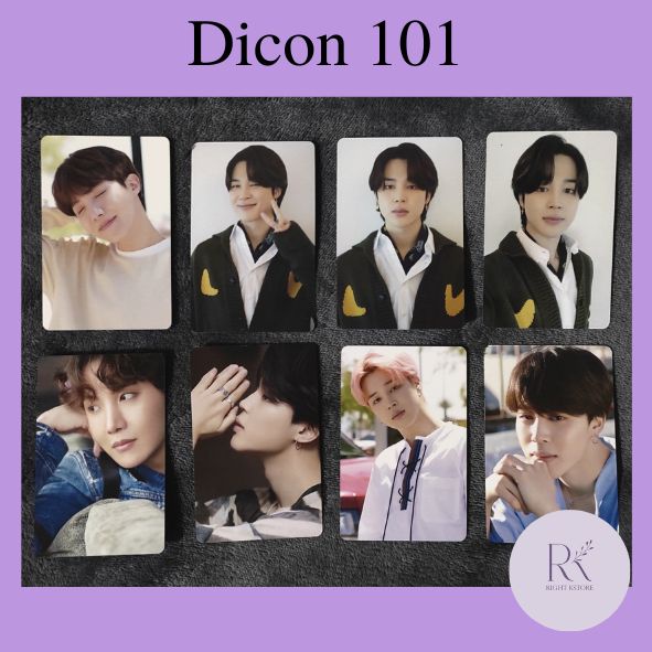 Photocard Dicon 101 Jimin Jhope Official