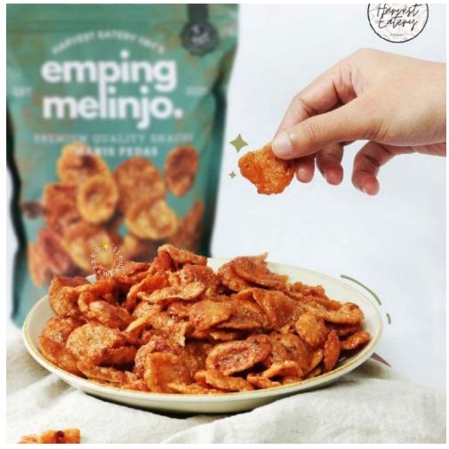

PROMO BIG SALE Emping Melinjo Pedas Manis Harvest Eater