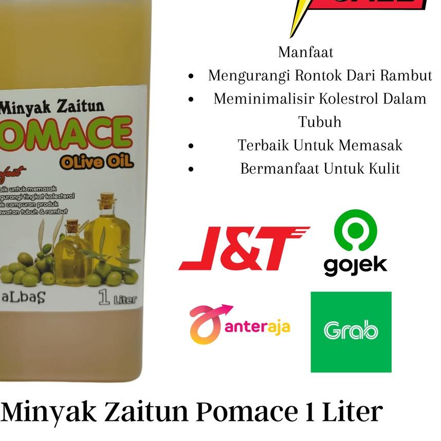 

✺ Pomace Olive Oil / Minyak Zaitun Pomace 1 Liter Terbaik memasak menumis menggoreng aLBaS ★