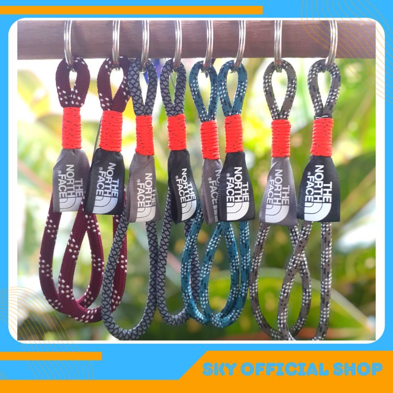 Gantungan Kunci Outdoor Camping Prusik Rope Keychain Perusik Etnik Ethnic Unik Paracord Universal Lanyard Hp Tnf