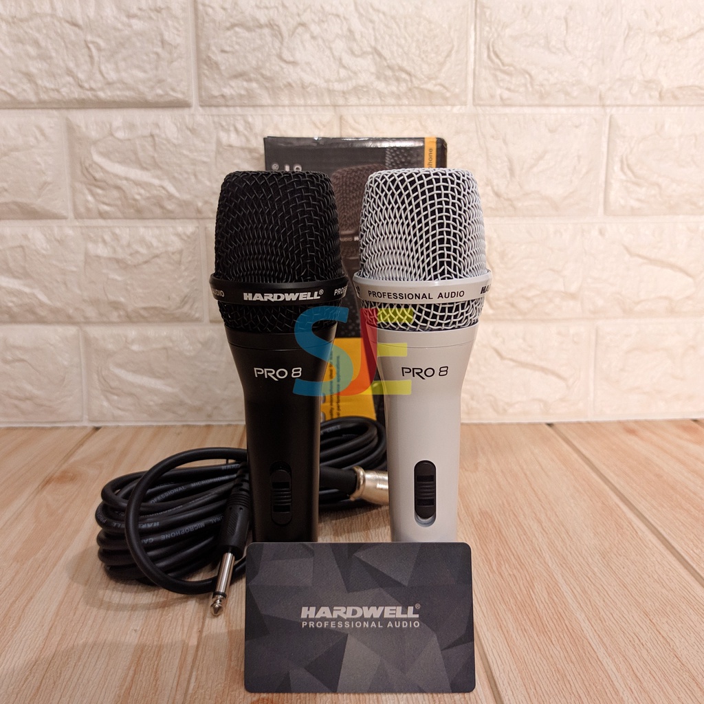 Microphone Hardwell PRO 8 / Mic Kabel Hardwell Pro 8 / Microphone Karaoke