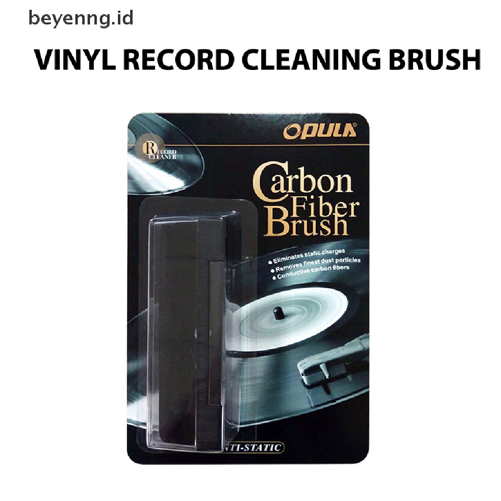 Beyen Vinyl Record Cleaner Sikat Pembersih Anti Statis Kit Penghilang Debu Untuk Meja Putar ID