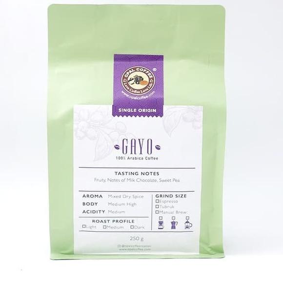 

♣ Opal Coffee - Gayo Arabica Roasted Beans 250g ☄
