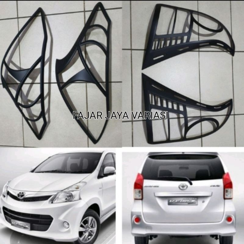 GARNISH LAMPU DEPAN BELAKANG AVANZA 2012-2014 LIST LAMPU AVANZA