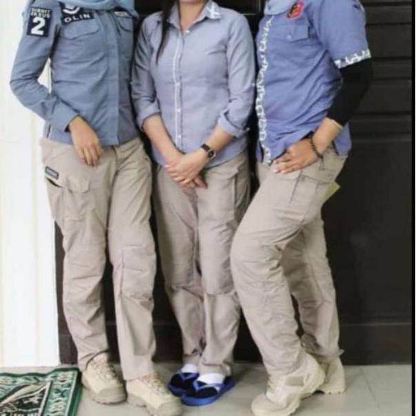 CHEKOUT Celana Tactical Panjang | Cargo Lapangan | Celana Panjang Outdoor | Celana Gunung Wanita | P
