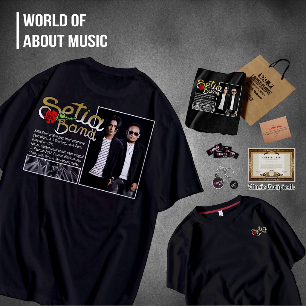 Kaos Band Music  CODE SETIA BAND Distro Metal Rock