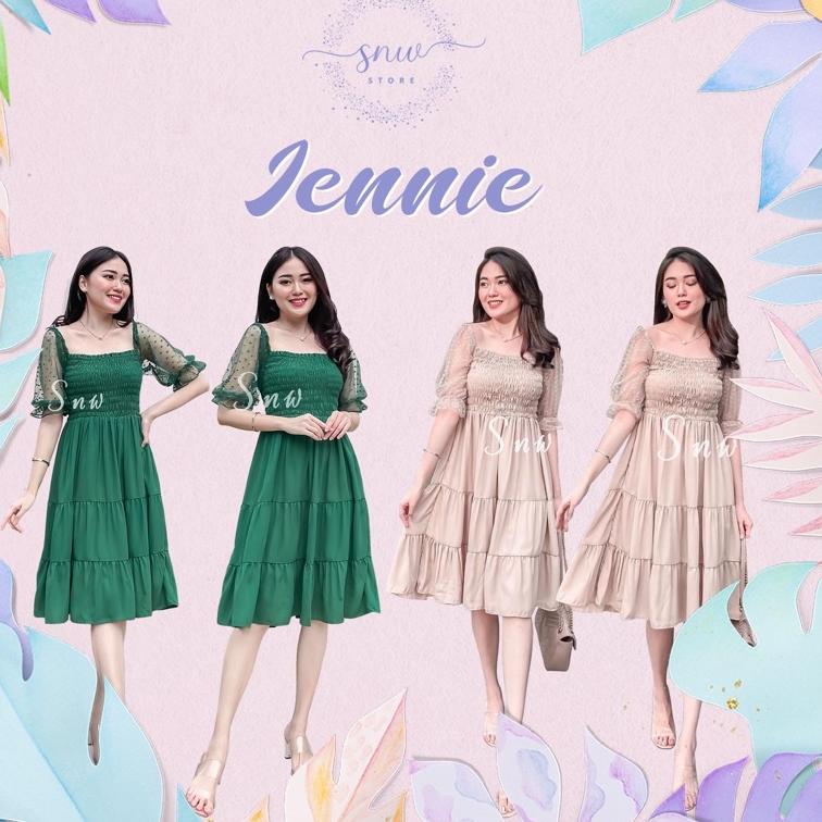 BEST SELLER jennie dress (MOM) / snw / dress korea / christmas edition