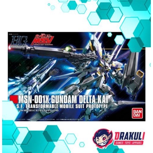 BANDAI Plamo HGUC MSN-001X Gundam Delta Kai