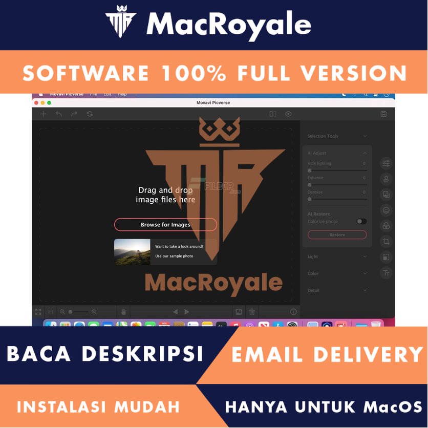 [MacOS] Movavi Picverse Full Version Lifetime Full Garansi
