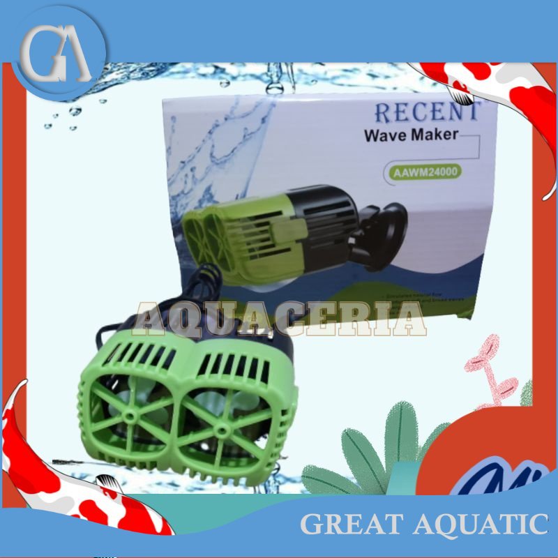 WAVE MAKER AQUARIUM KOLAM RECENT AA 24000 POMPA PEMBUAT ARUS AQUARIUM KOLAM