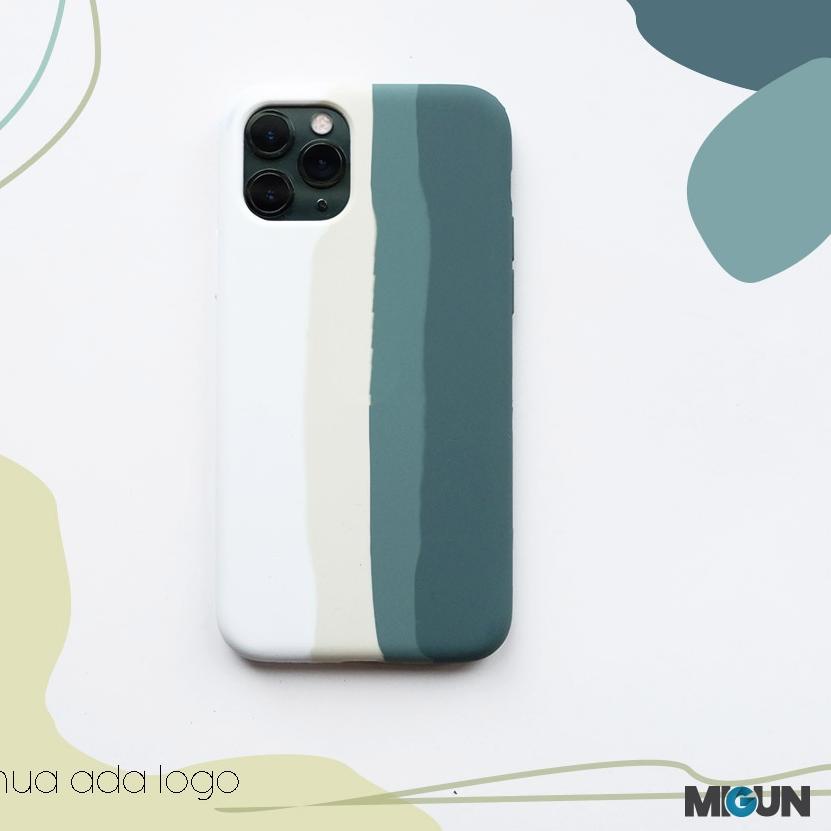 ◌ Original Stripe Midnight Green Case - FULL COVER - Iphone 6 7 8 6+ 7+ 8+ X XR XSMAX 11 PROMAX ➣