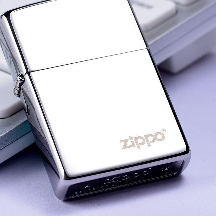 ۝ KOREK API ZIPO/JIPO USA SILVER CHROME / SILVER GLOSY GRADE ORIGINAL ✥