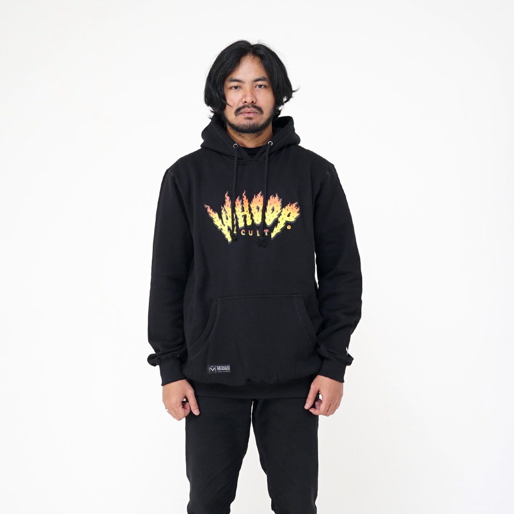 Whoopculture &quot;Flame&quot; Black Hoodie