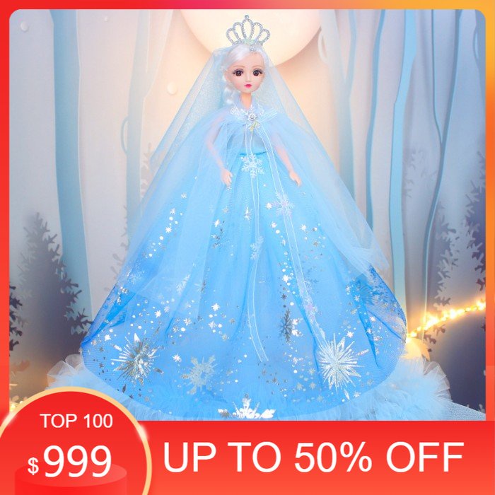 RuiLin Mainan Boneka Barbie 50cm Perempuan Teman Bermain Perempuan - Model A