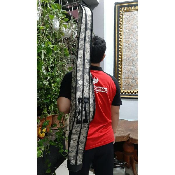 Tas Joran tas pancing Hard Case 110cm Double Sol
