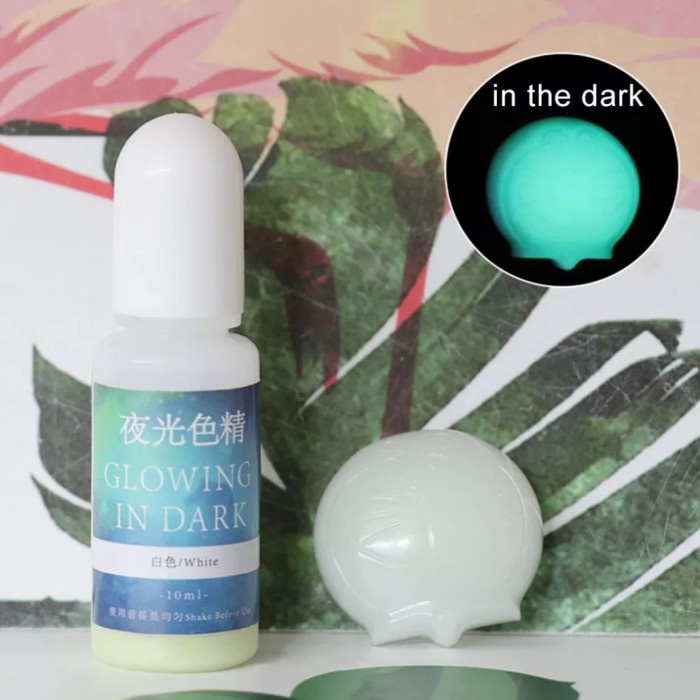 

DISKON SHOPEE/ Pigment Pewarna Resin Cair Glow In The Dark Menyala Dalam Gelap Cat - Putih
