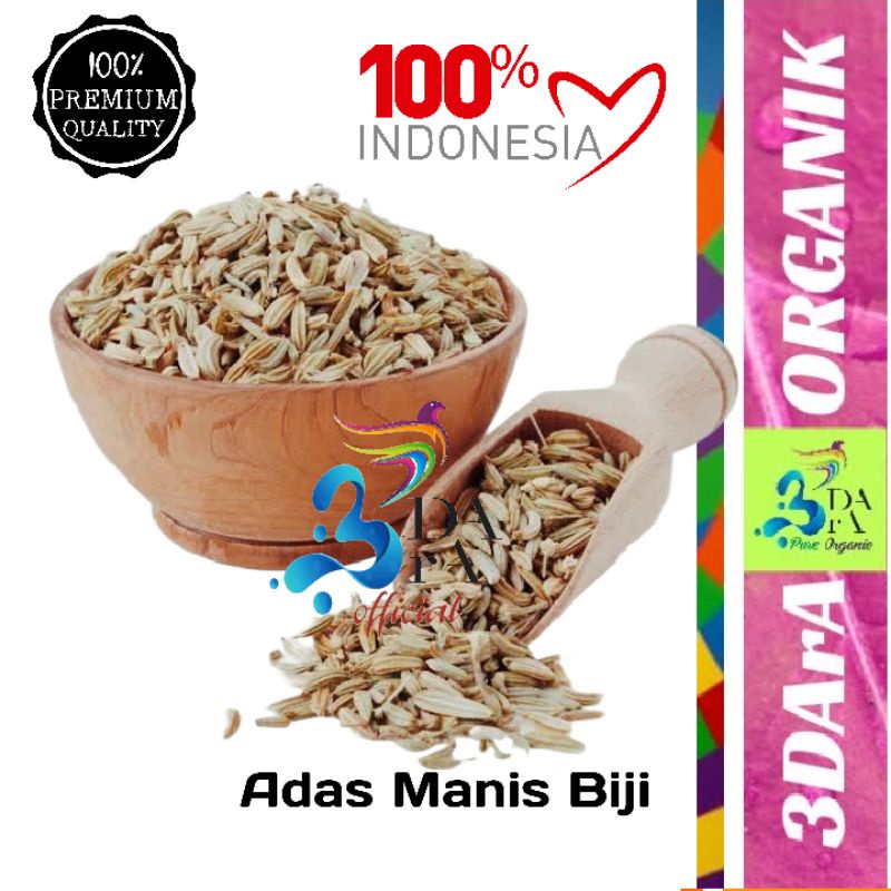 

Adas Manis Biji 100gr Premium Asli Tanpa Campuran