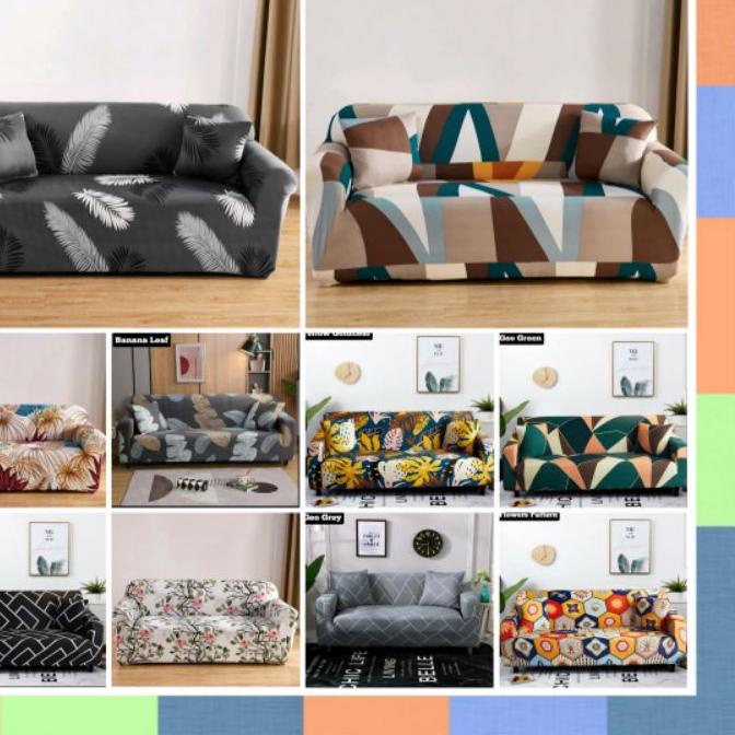 ✶ COVER SOFA ELASTIS 1 2 3 4 SEATER  SARUNG SOFA KURSI TAMU STRECH ELASTIS SARUNG KURSI SOFA TAMU ❅