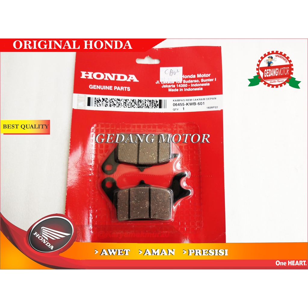 KAMPAS REM DEPAN CAKRAM REVO KARBU REVO FI BLADE LAMA SUPRA X 125 FI ORI AHM KWB