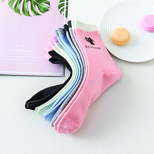 ⭐️𝐈𝐇𝐒 𝟗𝟖𝟒 𝐋𝐚𝐦𝐩𝐮𝐧𝐠⭐️Kaos Kaki Pria Wanita Motif Kucing Miu Miu Kaos Kaki Panjang Sekolah Kantor