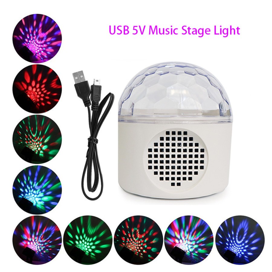 Speaker Bluetooh Portable PLUS Lampu LED Disco XL-911 Wireless Speaker MURAH