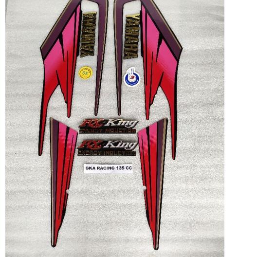 striping lis sticker rx king 95 lengkap emblem  ~