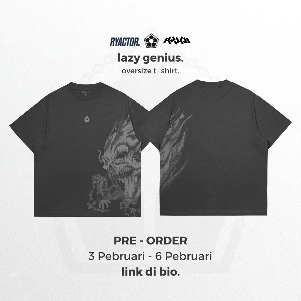 Limited Edition Ryactor X Kuukun Lazy Genius Oversize