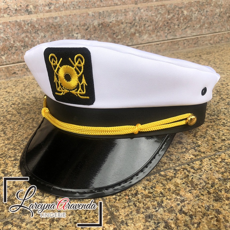 Lareyna Aravenda Topi Kostum Cosplay Polisi Marinir AL019