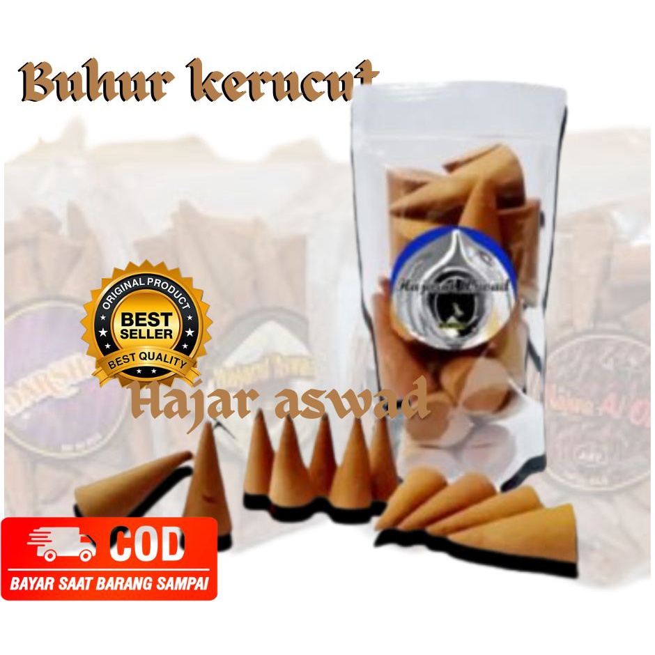 Buhur Dupa Pengharum Ruangan Bukhur Kerucut/buhur gaharu 50/25 pcs murah