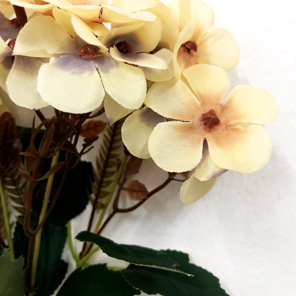 Tanaman Hias Plastik Bunga Hydrangea Fall Season Ornamen Pajangan Dekorasi Rumah Import Artificial Flower Azgalery PBP156