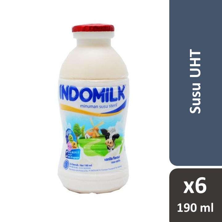 

Indomilk Vanilla Marie Botol 190ml x 6 pcs