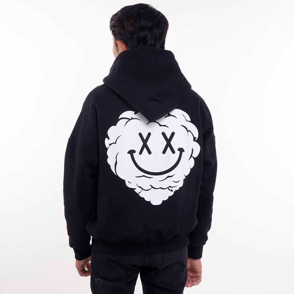 JACKET HOODIE FRIDAY KILLER OVER SIZE | CLOUD HART BLACK