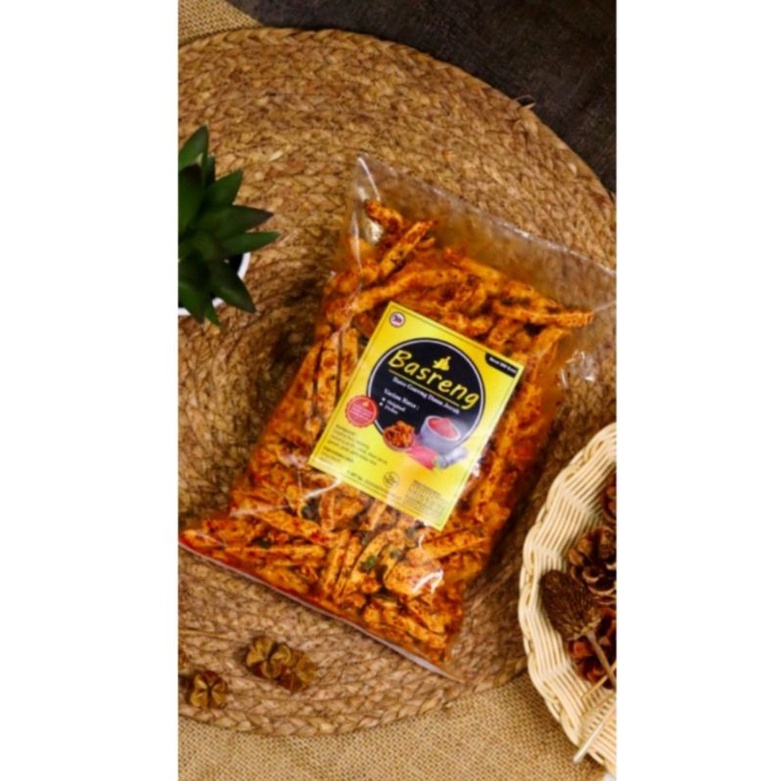 Basreng pedas daun jeruk oma rawit 500 gram