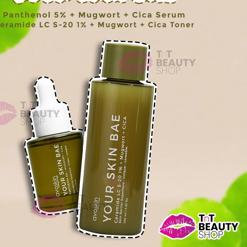 ♨ Avoskin Your Skin Bae Panthenol 5% + Mugwort + Cica Serum | Avoskin Your Skin Bae CeramideToner ✺