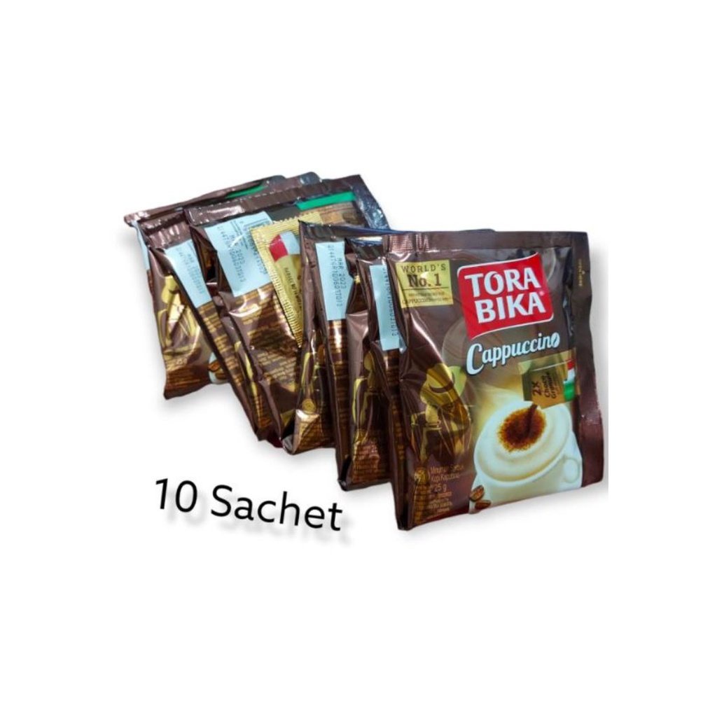 

Torabika Cappucino 25 gram 1 Renceng Isi 10 Sachet kopi