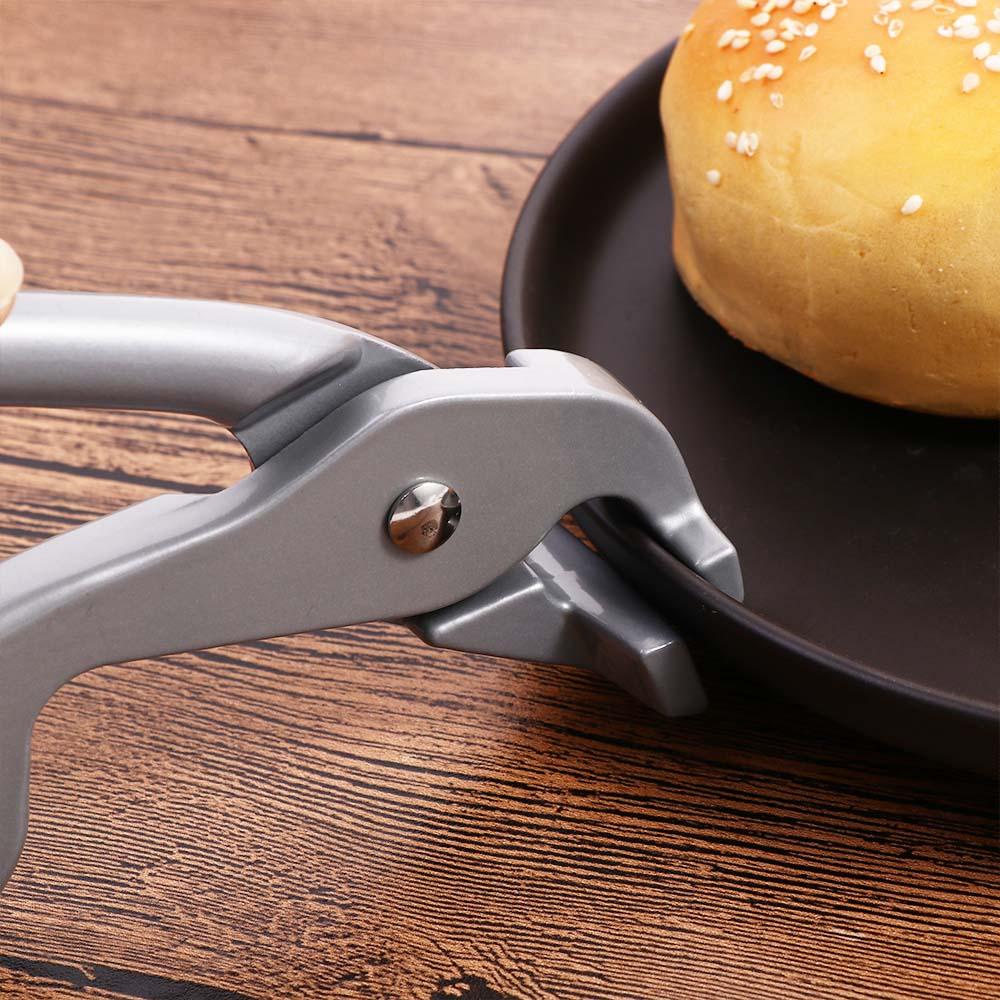 【 ELEGANT 】 Pizza Pan Gripper Oven Dapur Aluminium Cor Heavy Duty Tang Panci Penjepit