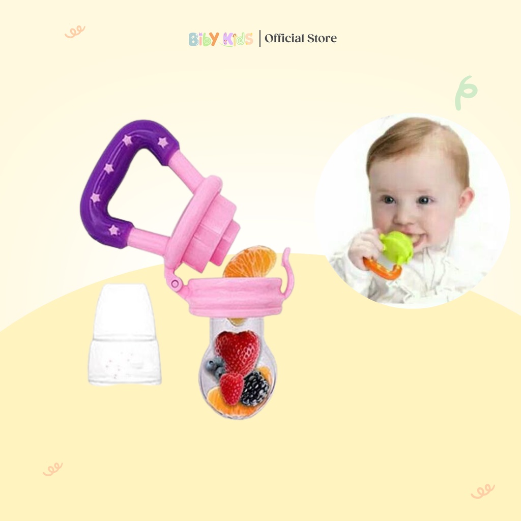 Empeng Buah Bayi 0 6 Bulan Dot Buah Bayi Anak MPASI Baby Fruit Feeder Murah Peralatan MPASI Bayi