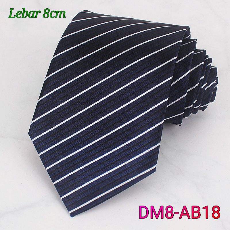 Dasi Pria Manual Panjang Formal DM8-AB Lebar 8cm