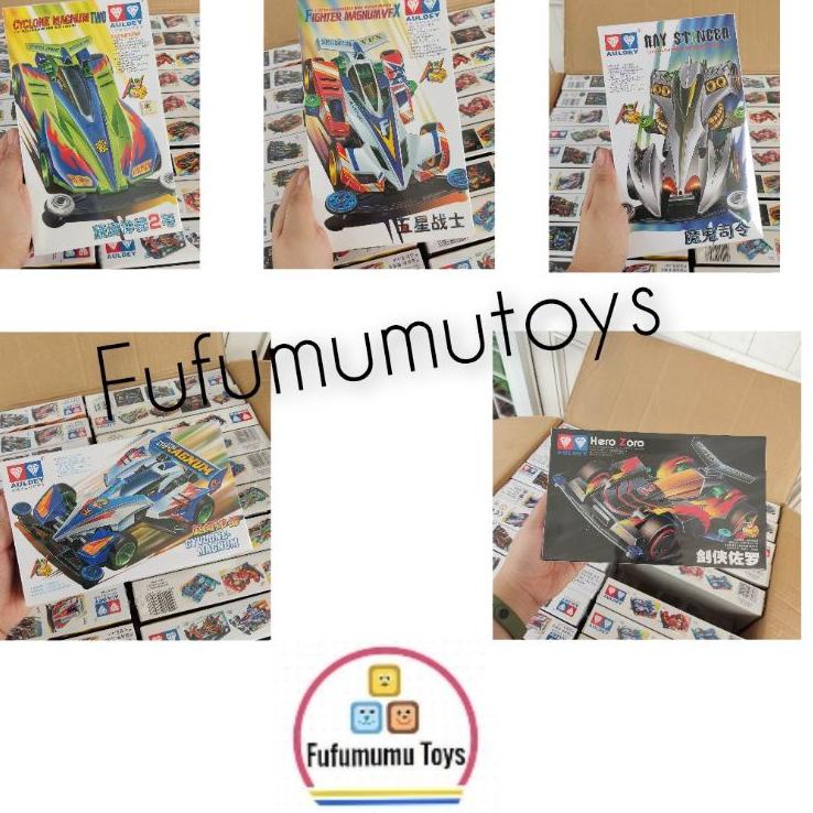 12.12 HARGA GROSIR Auldey Original Super 1 Chassis Neo tridagger  Zebra Arrowind Victory magnum Vang